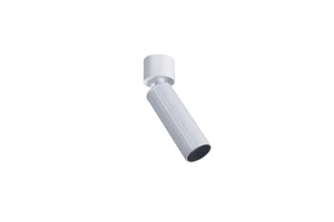 Vertical Textured LED Spotlight Sleek Adjustable Ceiling Accent Light for Living Room & Office