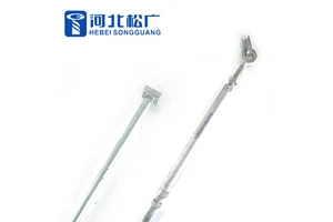 Hot Sale Hot Dip Galvanized Stay Rod Steel Welded Anchor Rod for Transmission Line Hardware