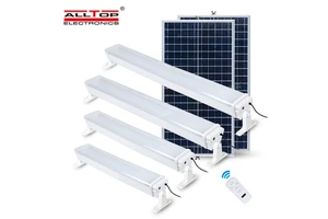 Waterproof Batten Tri Proof Lighting Fixture Aluminum 20w 40w 60w 80w Solar Ip65 Linear Led Tri-proof Light