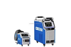 top quality portable gasless mig welding machine gas-free welding machine mig-350 with lcd display screen soldador
