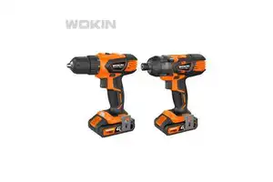 WOKIN 628002 20v CE Electrician Tool Set Li-ion Power Tools Cordless 2-pc. Combo Kit
