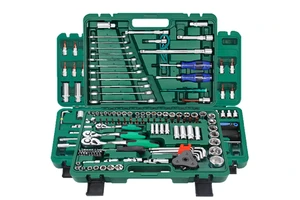 121 Pcs Herramientas Kit Spanner Tools Set Box Hand Tools Socket Wrench Set Combination Package Mixed Tool Kit