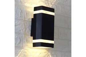 Up Down LED GU10 Wall Light Home Outdoor Decor Waterproof Aluminum Wall Lamp for Yard Porch Corridor Balcony Light