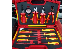 Multi Functional 13 Piece 1000v Vde Insulated Tool Kit Car Repair Tool Sets with Pliers Screwdriver