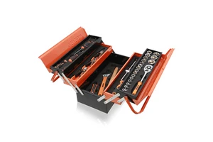 KSEIBI Heavy Quality Tool Box With 5 Compartments Tool Set for Storing Tools