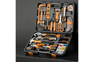 Professional Hand Tool Set General Household Repair Tool Kit with Portable Tool Bag for Home DIY and Maintenance