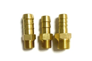 NPT BSPT Thread 1/4 3/8 1/2 1/8 Male Thread Nipple Plug Of Brass Fitting