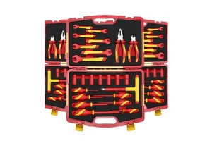 18-Piece High Quality Insulated Screwdriver Set Multifunctional Electrician Tool Kit Portable Toolbox DIY Industrial Plastic