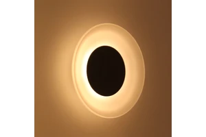 Modern Led Home Outdoor Decor Lights Round Shape Wall Mounted Acrylic Lamp