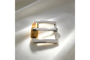 Popular Ladies Pin Buckle Belt Buckle Silver Plated Anti Rust Fastener for Fashion Dresses Handbag Straps & Ladies Belts