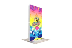 Modular Tool Free Collapsible Backlit Display Stand Promotion Exhibition Stand Light Box