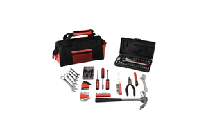 Professional Universal 105 Piece Tool Bag Kit Household DIY Home Repair General Maintenance Portable Oxford Fabric Hand Box