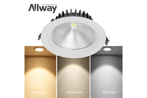 ALLWAY Adjustable Low Price Potlight Cabinet Lamp Ceiling Down Lights Led COB Recessed Downlight