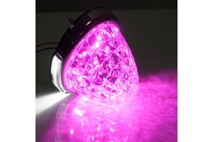 Round Bullet Crystal Led Side Marker Lights Turn Signal Light