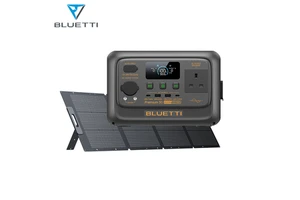 BLUETTI Mini Solar Generator Portable Power Station System With Monocrystalline Silicon Solar Panel For Outdoor Camp Adventures