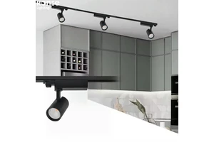 RONSE Gallery Led Rail Lighting System Flicker Free 10-60 Degree Beam Angle Adjustable Zoomable 20w Track Light Cylinder