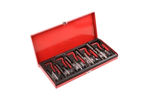 131 Pcs Engine Block Restoring Damaged Thread Repair Tool Kit M5 M6 M8 M10 M12 Professional Household Tool Set Repair Used Steel