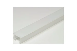 Opal Plastic LED Groove Profile 14x10mm Groove Dimensions Recessed Installation