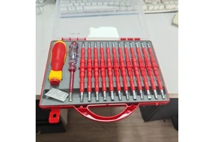 EH 26-Inch Electrician Combination Toolbox Industrial Grade Phillips Flat-Head Screwdriver Set Steel for Household Repair Tools
