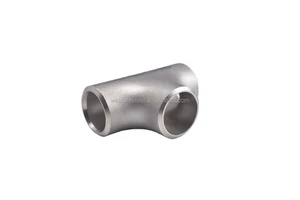 Wholesale Stainless Steel Pipe Fittings Connector Welded NPT Tee Water Oil Available 20mm 25mm Casting Technique Oil Water