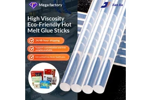Jiajian Transparent High-Adhesion EVA Hot Melt Glue Sticks Model 103a 7mm/11mm Glue Gun Compatible High Quality Wholesale