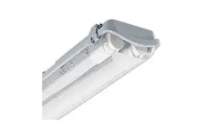 Led Tri Proof Light 2X60 Waterproof With Diffuser Cover For Industrial Use
