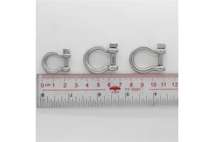 Wholesale Stainless Steel Bow Shackle Jewelry Accessories D Shackle Buckle Clasp
