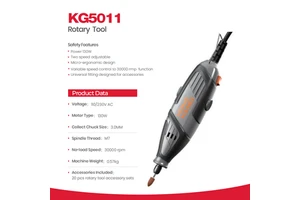 KINGVOSPRO KG5011 Rotary Tool 3000RPM Factory Grinder Machine Electric Rotary Tool Manufacturer