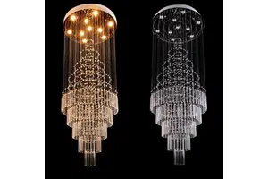 Modern Crystal Ceiling Light Home Chandelier Led Lamps Lighting Decor for Living Room