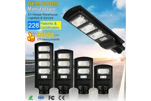 High Power Controller Solar Street Lamp LED Street Light 100W 200W 300W Integrated LED Solar Induction Street Road Light