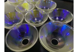 Ultraviolet UV Reflecting Optical Glass Reflector Bowl Cup Light
