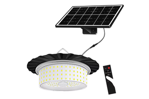 Solar Shed Barn Light 244 Led Solar Pendant Light 5 Modes Solar Motion Sensor Light With Remote Ip65 Waterproof