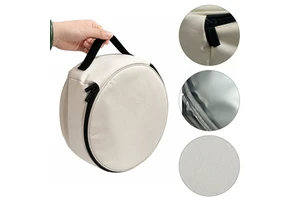 Large-capacity Round Waterproof Zipper Closure Folding Heavy-duty Oxford 1.6L Modern Custom Carry Tool Bag Outdoor Portable