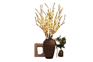 LED Willow Branch Lights Battery Powered Twig Lights For Vase Home Bedroom Wedding Christmas Other Holiday Light Decoration