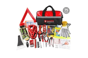 101PCS Auto Emergency First Aid Kit For SOS Reparring Assistance Car Emergency First Aid Kit For Sale Motor First Aid Bag