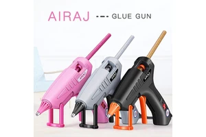 AIRAJ 7mm Plastic Glue Sticks (20cm/15cm) DIY Grade Electric Hot Melt Glue Gun
