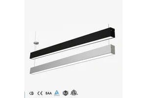 Energy-Saving Square Tube LED Office Lights Ceiling-Mounted Linear Hanging Lights with Insect-Proof Feature