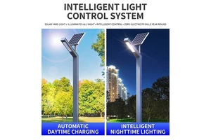 Long-Lasting Solar Street Lamp with LED IP66 Monocrystalline Panel Outdoor Use Solar Street Lights