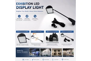 High Brightness LED Exhibition Display Light for Trade Show Booth Retail Display Museum Gallery and Event Lighting