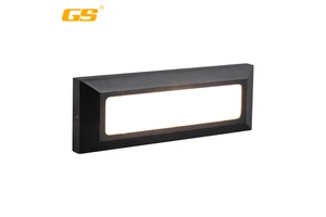 Exterior Wall Stairs Lighting Integrated Flush Mounted Horizontal Long Led Deck Step Light