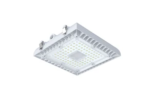 High Performance 40W 60W 75W Round LED Garage Light Canopy 150lm/W Low Bay Canopy Lighting