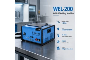 Automatic Orbital Welding Machine, 90V-240V Wide Voltage Adaptive, Industrial Auto Welder For Stainless Steel