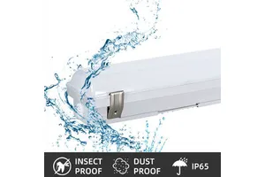 HALCON Factory Price Steel Sheet Indoor Parking Lot 4FT 130LM 40W 60W Slim Led Vapor Light