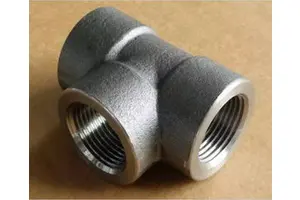 High Pressure Forged Pipe Fittings Stainless Steel 316L Socket Weld Tee Joint