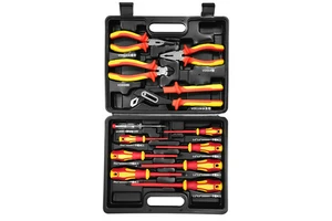 New Energy Automotive Repair VDE 12-Piece Insulated Tool Set Multi-Function Electrician's Pliers Screwdriver Hand-Powered Box