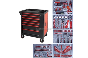 7-drawer Cabinet Workshop Tool Cabinet with Drawers Tool Box on Wheels Workshop Storage Tool Cabinet Storage Cabinet with Tools