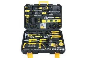 OEM 158 Piece Multi-function Household Tool Set Electrician Carpenter Hardware Repair Combination Toolbox Kit Hot Sale 2026