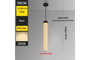 Cross-mirror Dining Table Pendant Lamp for Hot Pot Restaurant Catering Barbecue Milk Tea Hotel Booth Bar Counter PVC Shade Light