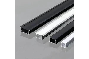 Modern Card Slot Keel Embedded Linear Lamp Silicone Sleeve Silicone Aluminum groove Side Luminescence Aluminum Groove Lamp