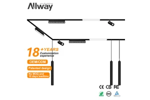 For Showroom Ceiling Surface DC48v High CRI 90 3-Year Warranty Aluminum Dimmable COB Anti-Glare Magnetic Track Lighting